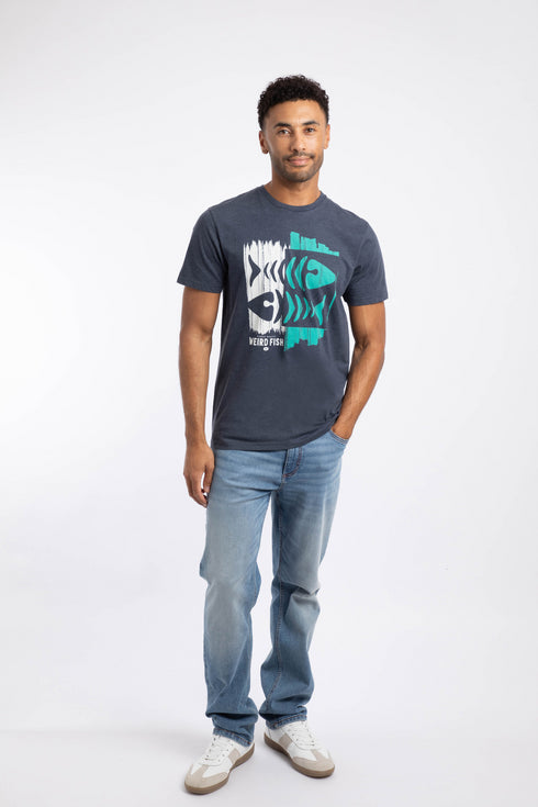 Weird Fish Double Fish Eco Graphic Tee 203662